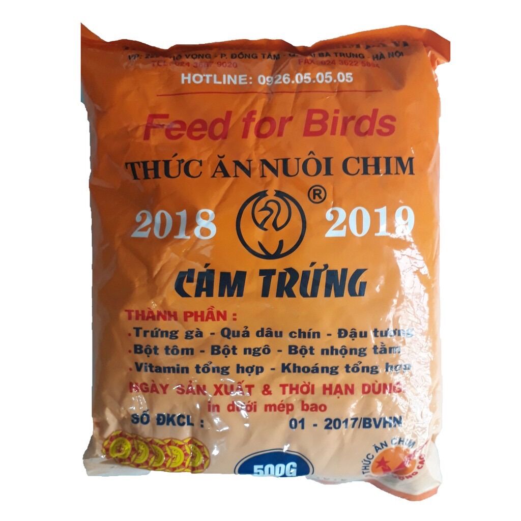 Cám trứng cho chim