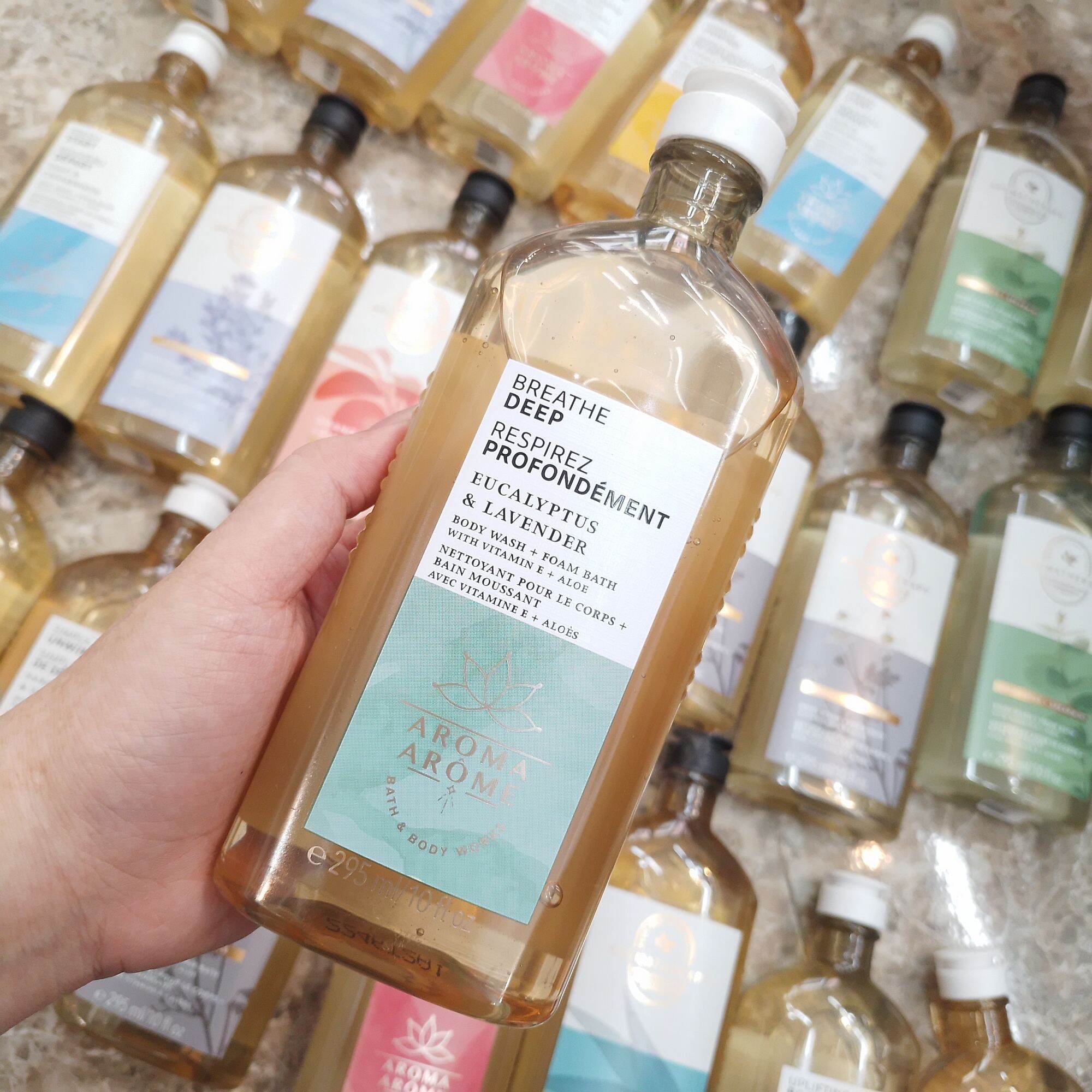 Sữa tắm Bath and Body Works thư giãn Aromatherapy Mỹ 295ml