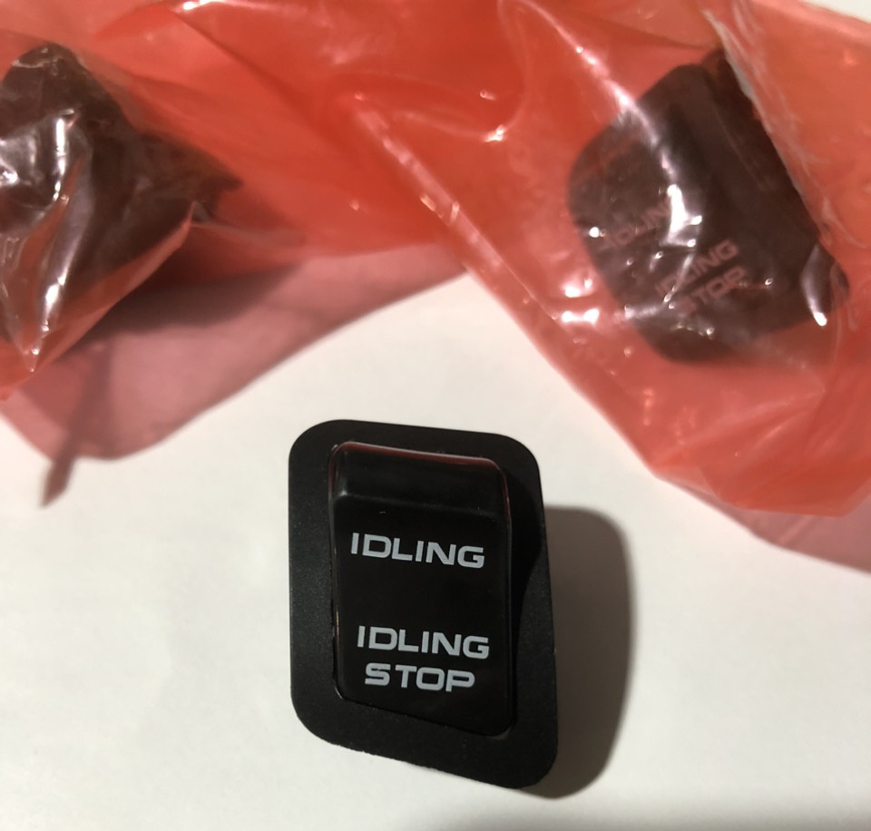 Nút công tắc idling/ idling stop cho mọi loại xe