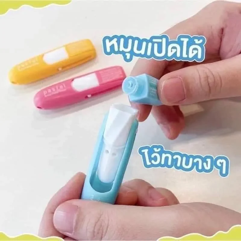 3 Ống hít thông mũi Pastel Thái Lan