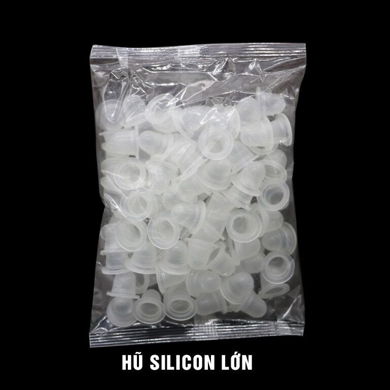 Chum đựng mực phun xăm(chum nhựa,chum dẻo)(100c/bịch)
