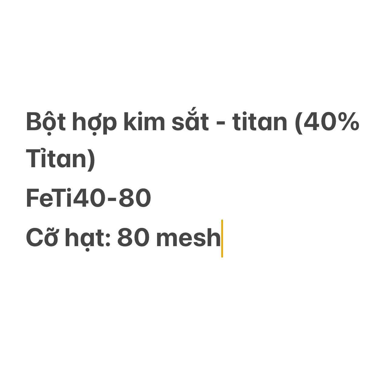 200 gam Bột màu FT40-80