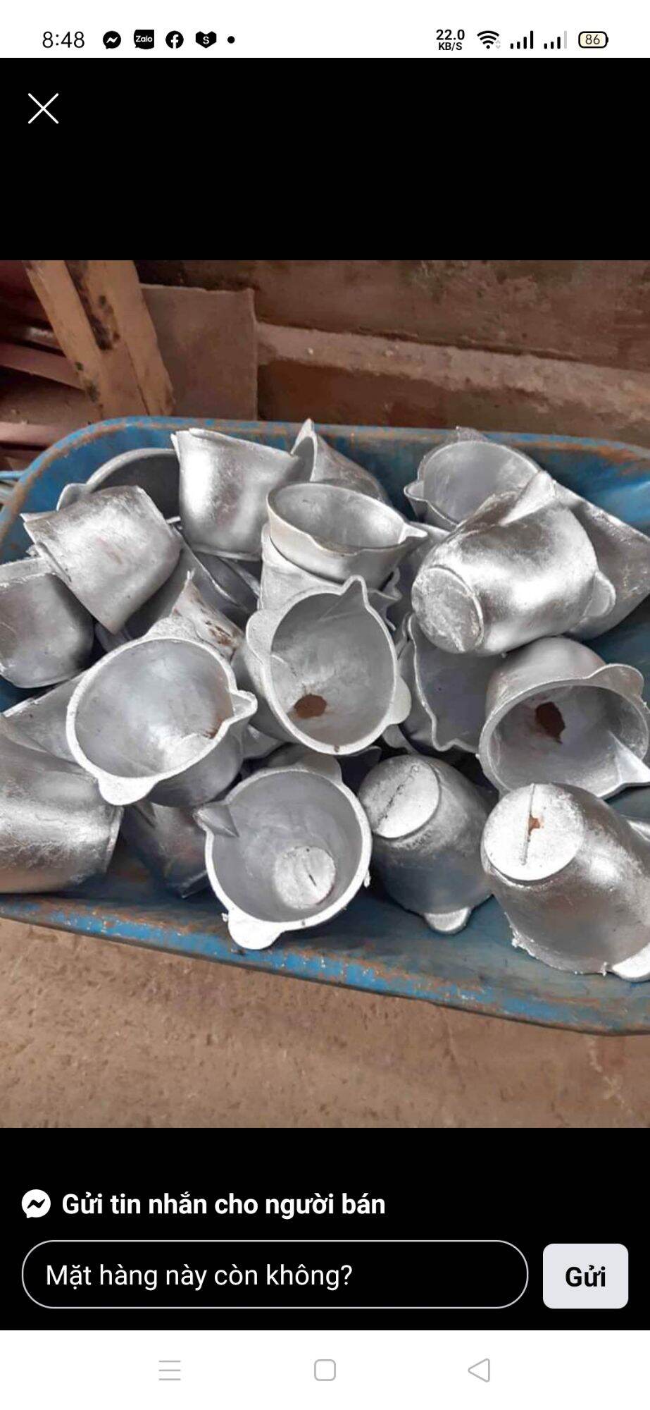 Bộ cối gang đúc bằng thủ công mỹ nghệ 13 cm nặng 1 KG
