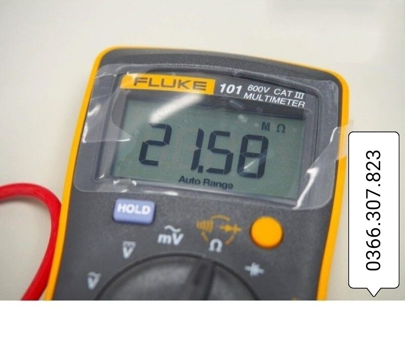 Fluke 101 Measures Frequency, Measures Capacitance, Pocket Watch