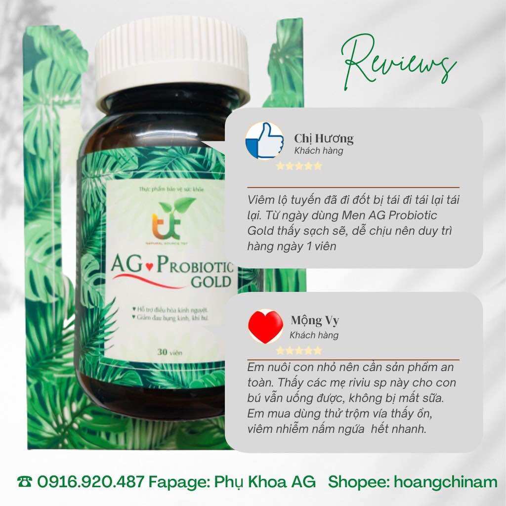 MEN PHỤ KHOA AG PROBIOTIC