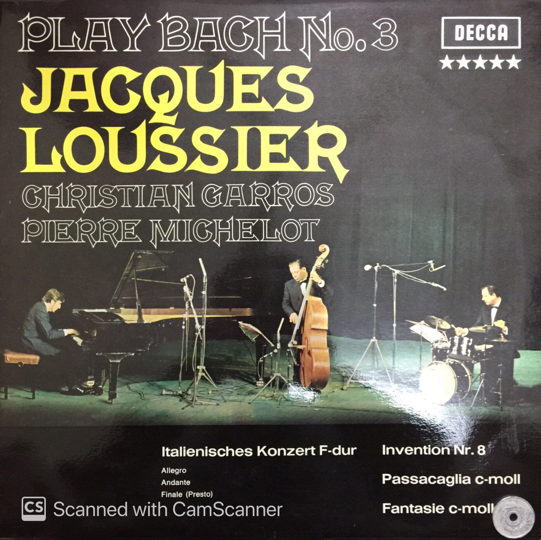stereomate - Đĩa nhạc - LP Vinyl: Jacques Loussier - Play Bach No. 3