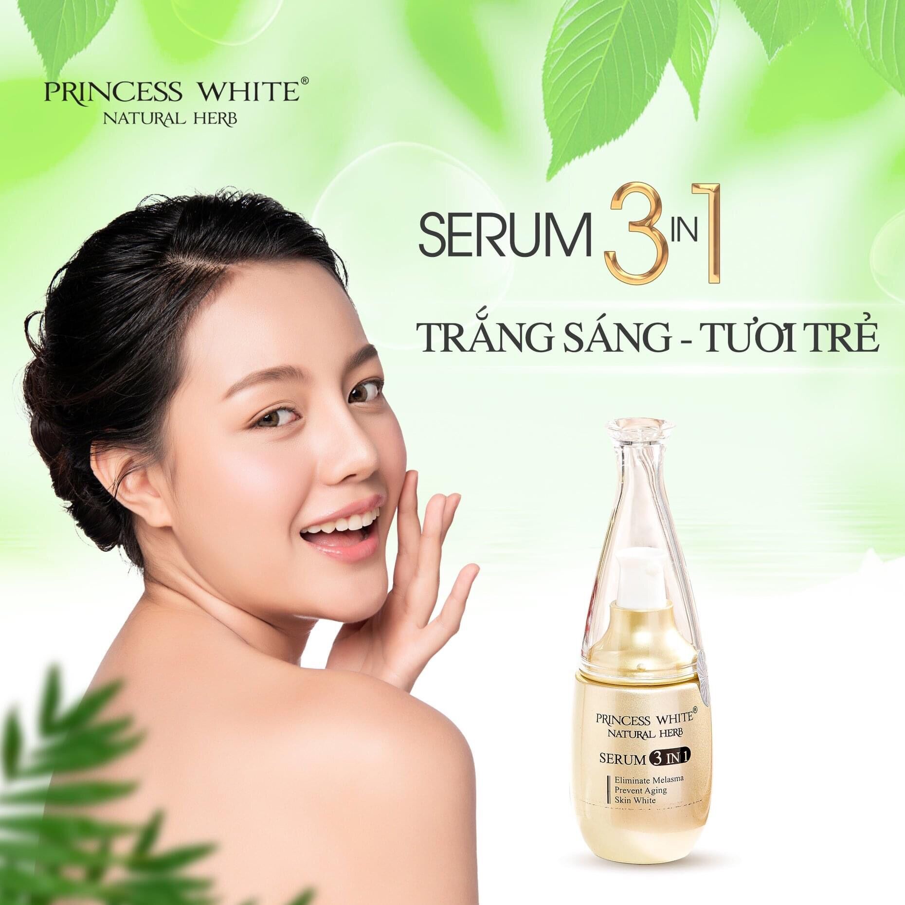 SERUM FACE 3IN 1 PRINCESS WHITE