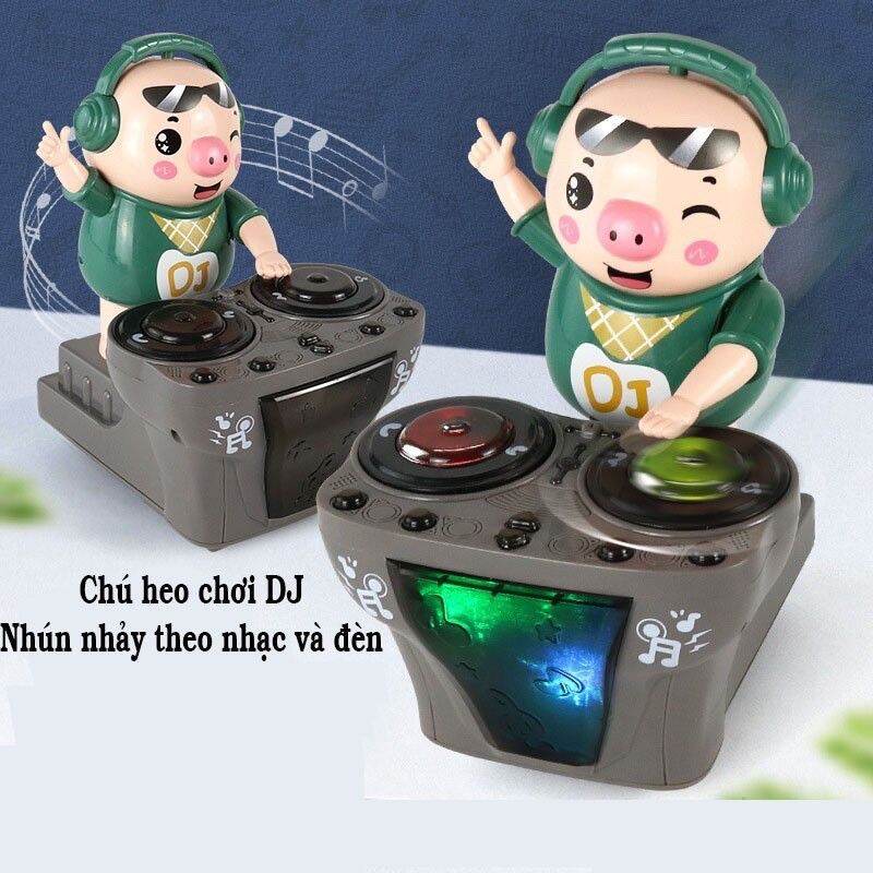 Đồ chơi DJ heo phát nhạc cho bé