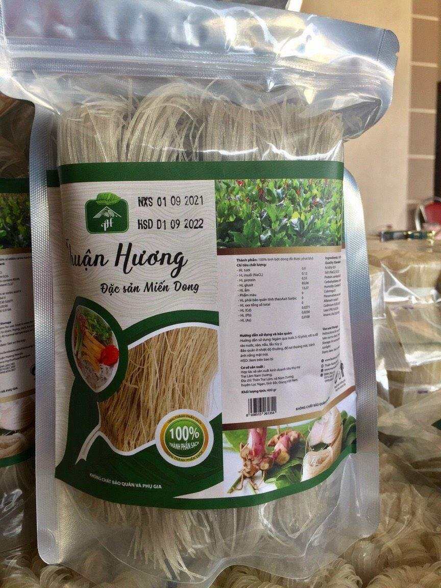 Miến dong Thuận Hương đặc sản Lục Ngạn, Bắc Giang gói 400gr