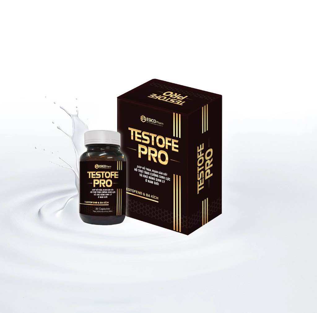 Viên uống Testofe Pro - hỗ trợ tăng cường sinh lực và khả năng sinh lý ở nam giới, giúp làm chậm quá trình mãn dục nam[mẫu mới]