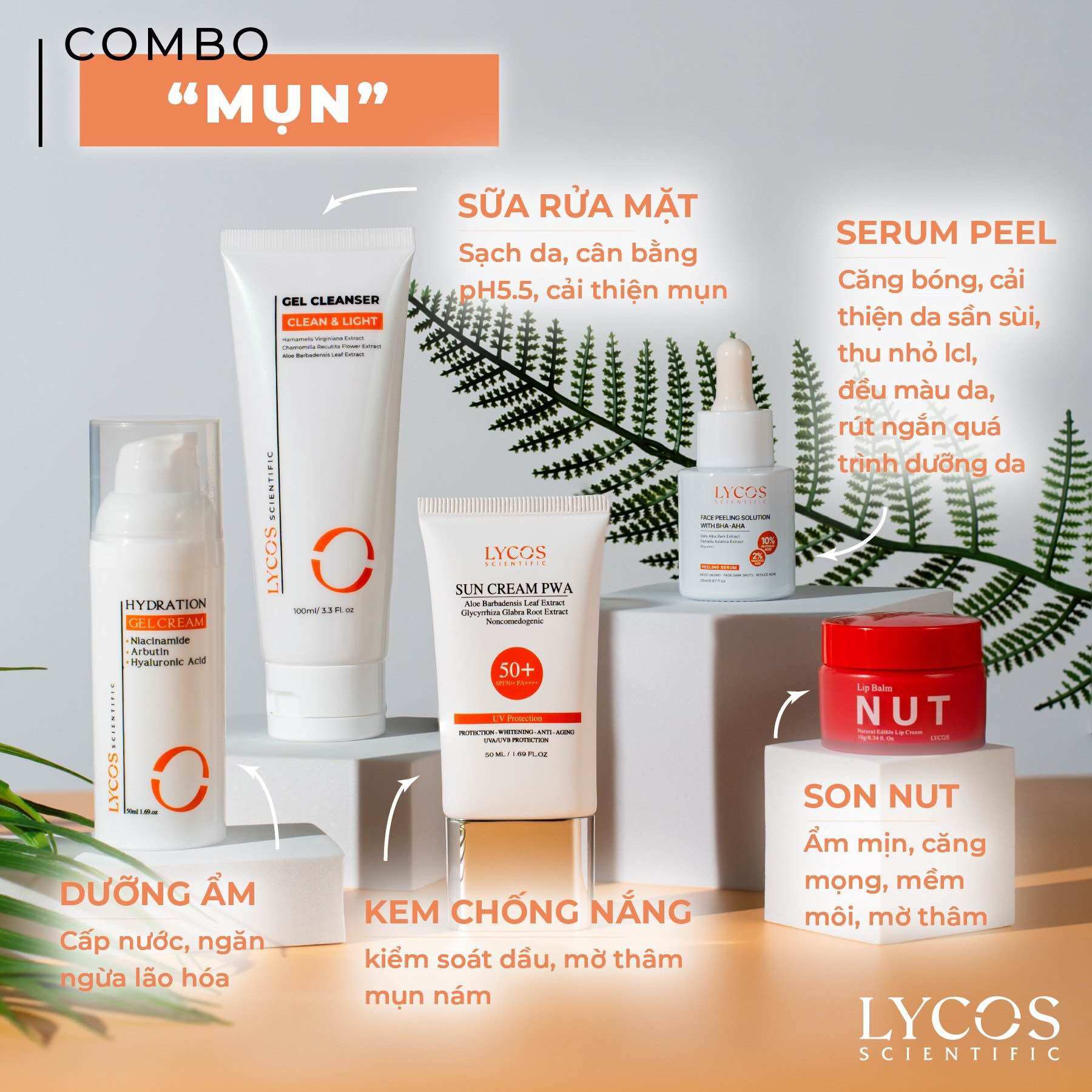 Lycos bộ chăm sóc da