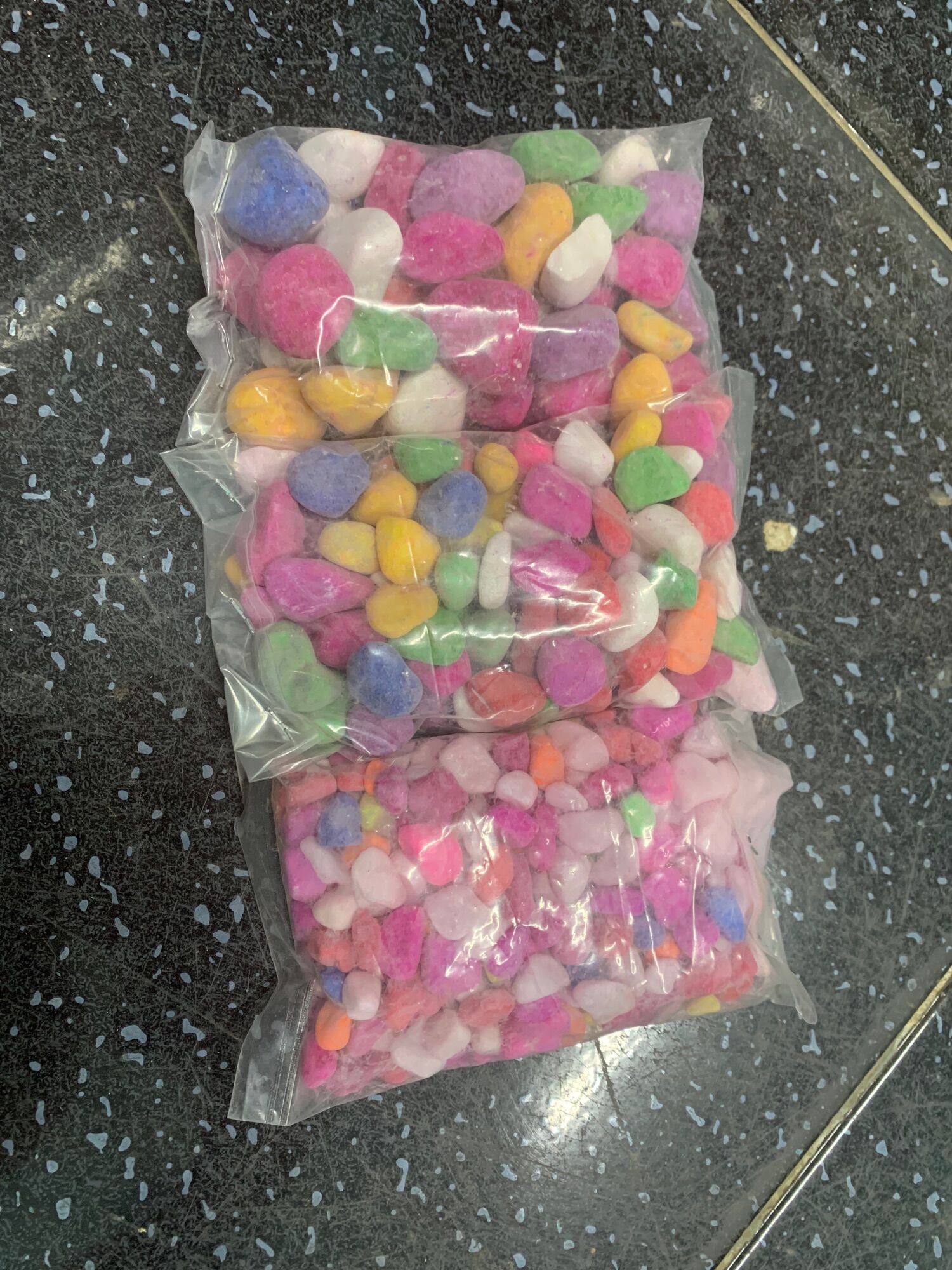 250g đá màu trang trí hồ cá, chậu cây