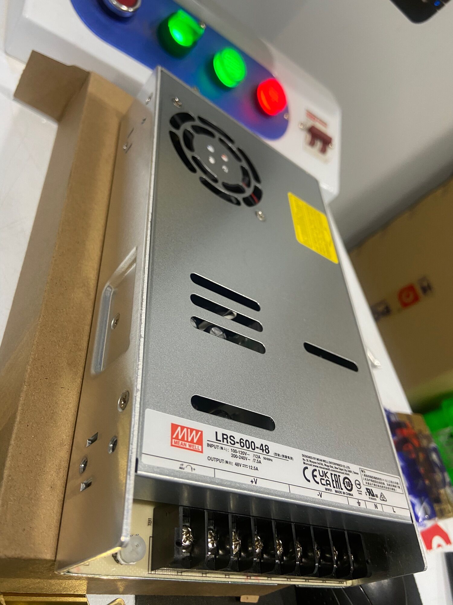 Nguồn meanwell  LRS-600-48 ( 48V/12.5A )