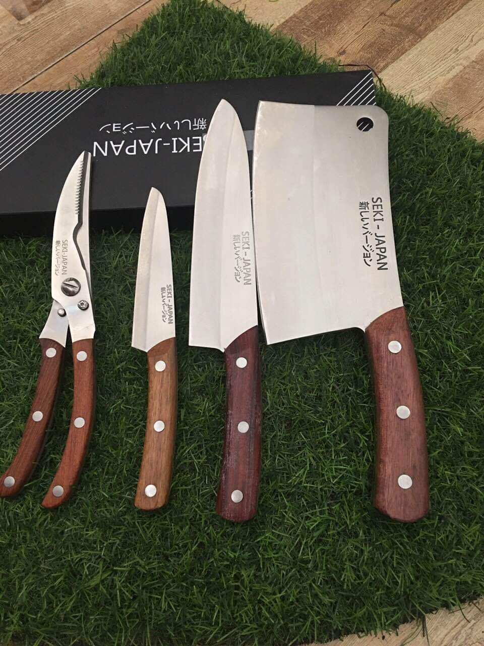 Bộ dao, kéo Seki Nhật (Set 4 món)