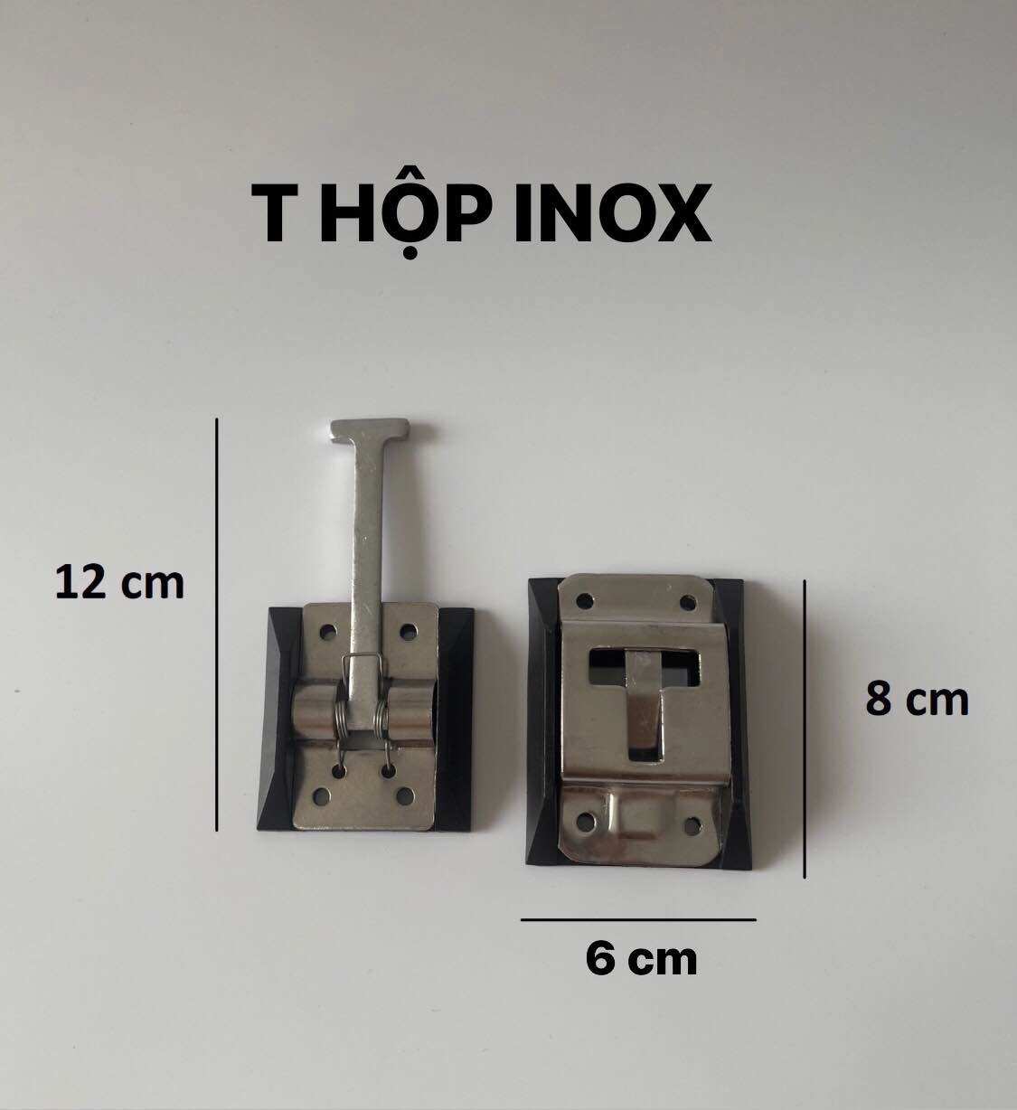 Bộ T hộp inox lắp thùng xe tải, T hộp lắp cánh cửa xe tải