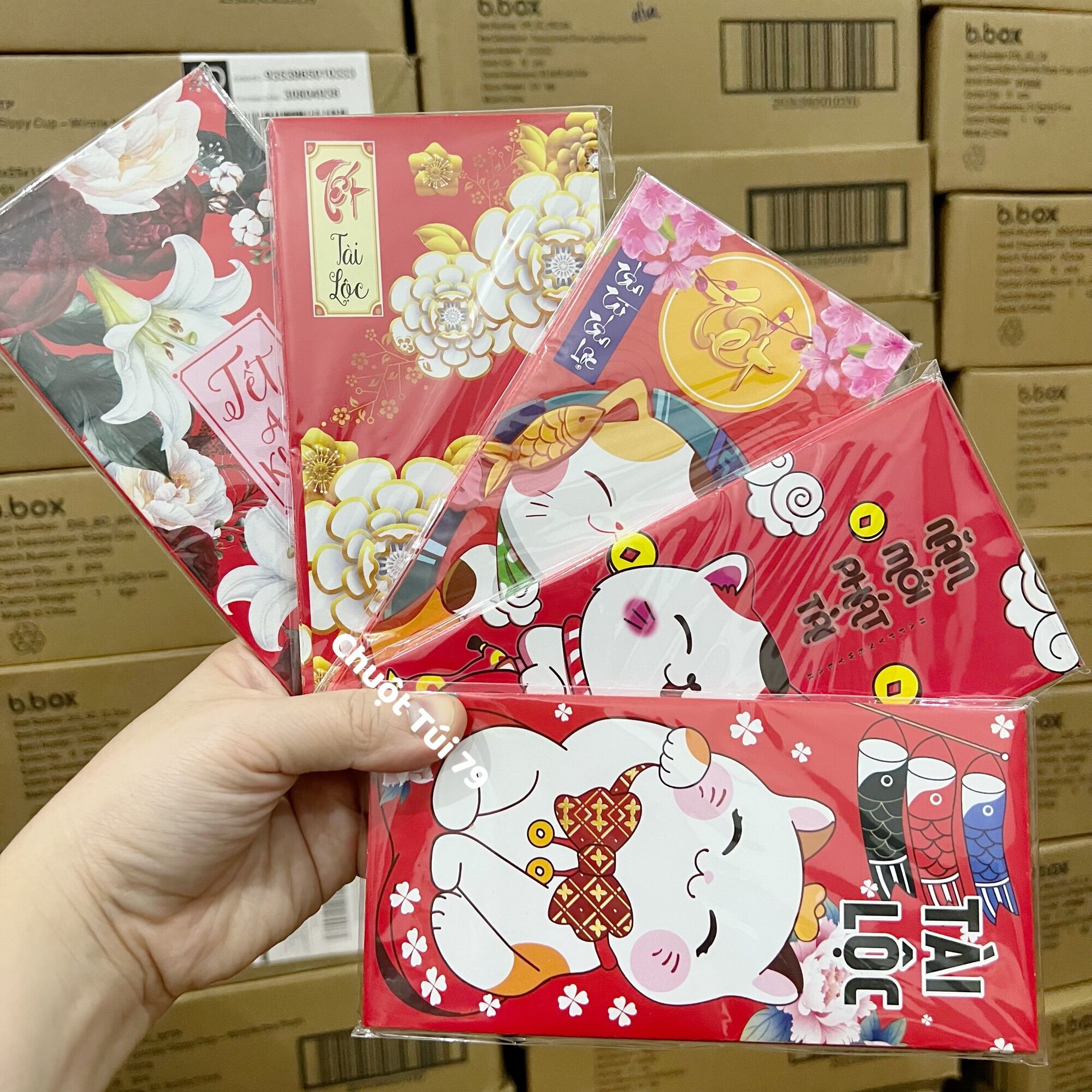[QUÀ TẶNG KHÔNG BÁN] Bao lì xì chibi rồng tết 2024 (mẫu ngẫu nhiên)
