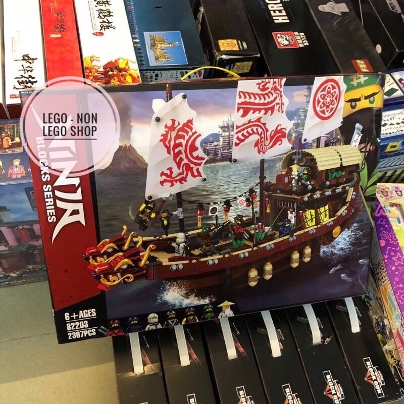 Xếp hình 10723 ( Xếp Hình Thuyền Rồng Destiny's Bounty 2412 Mảnh )