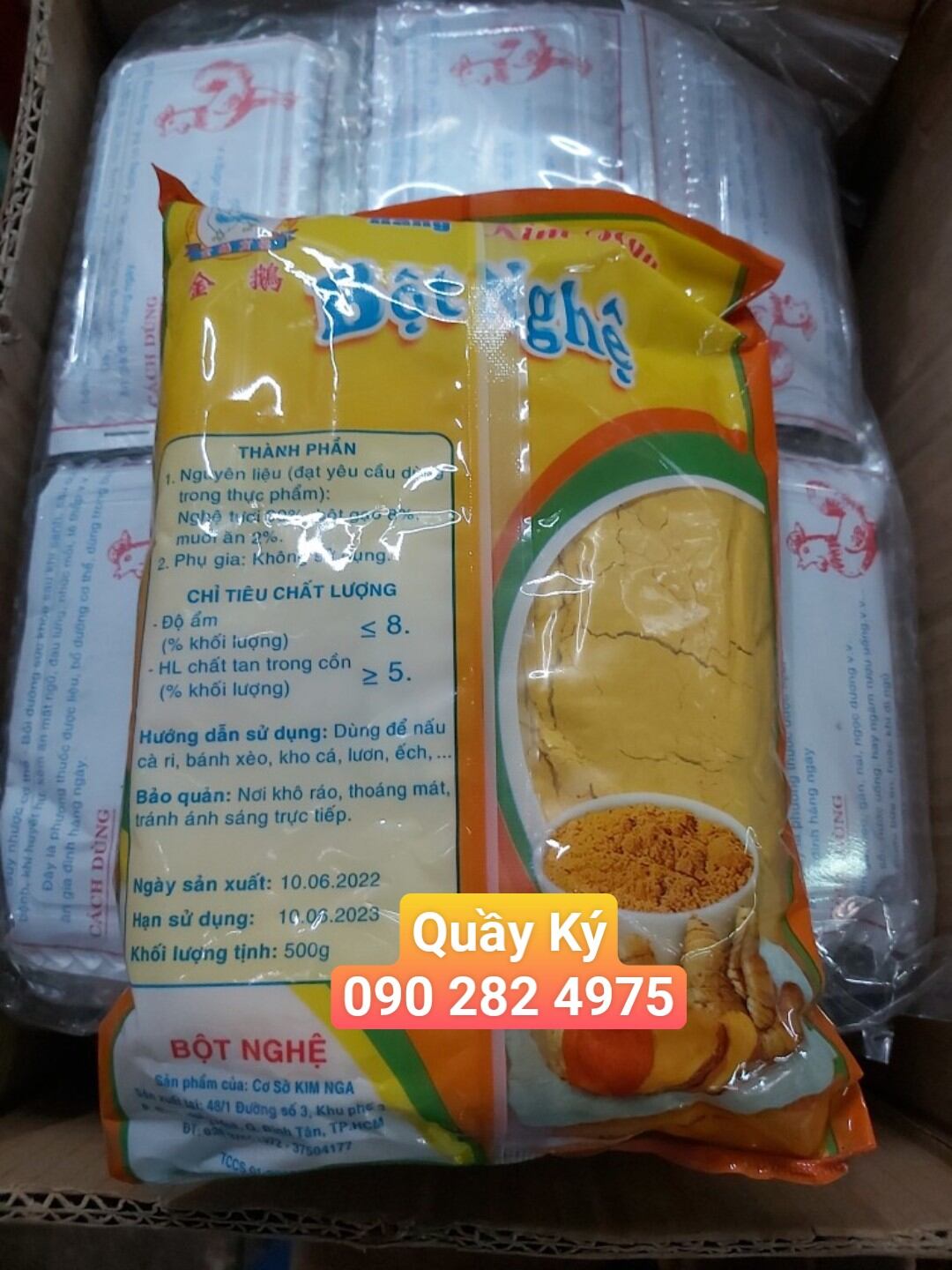 Bột nghệ Kim Nga 500gr