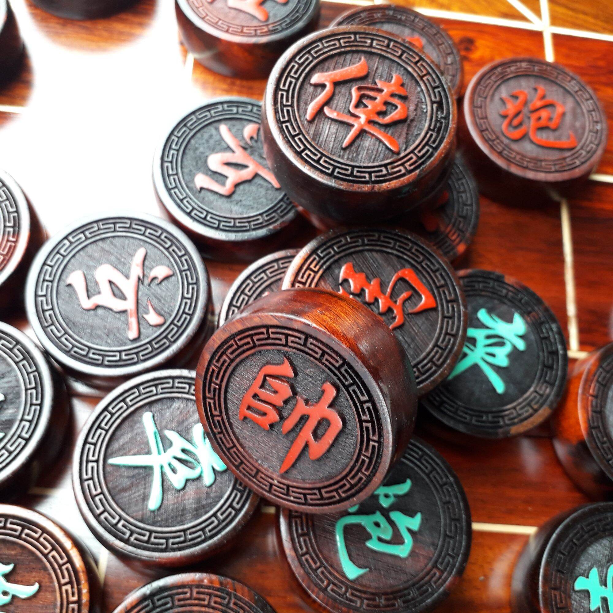 bộ quâ cờ tướng gô  trắc 4cm ( quân không bàn)