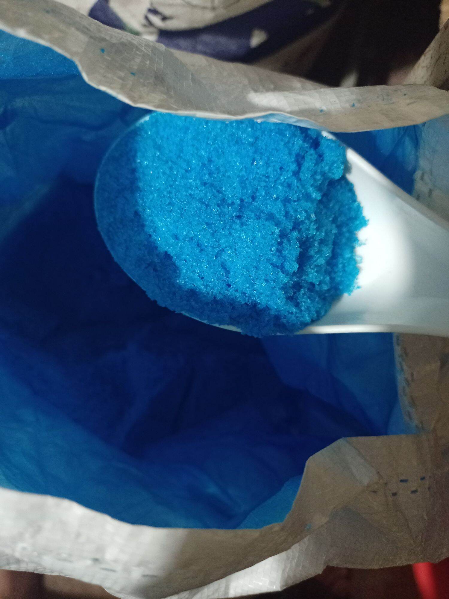 500 gam bột Đồng Sunfat CuSO4.5H2O làm nước Booc đô, diệt rong rêu, nấm khuẩn, xử lý hồ bơi, ao cá...(KHÔNG LÀM TINH THỂ)