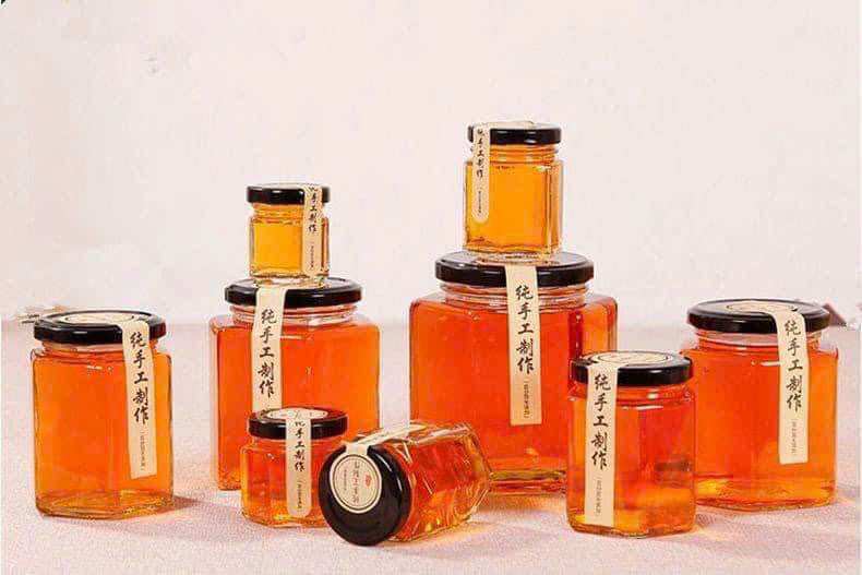 Hũ thuỷ tinh lục giác 50Ml