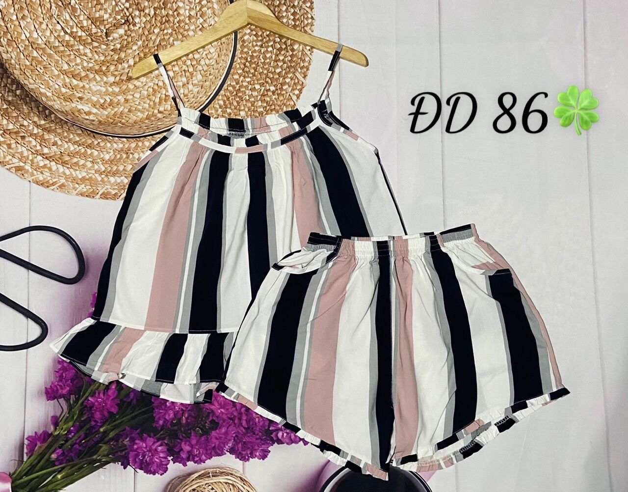 Đồ bộ tole đùi mặc mát