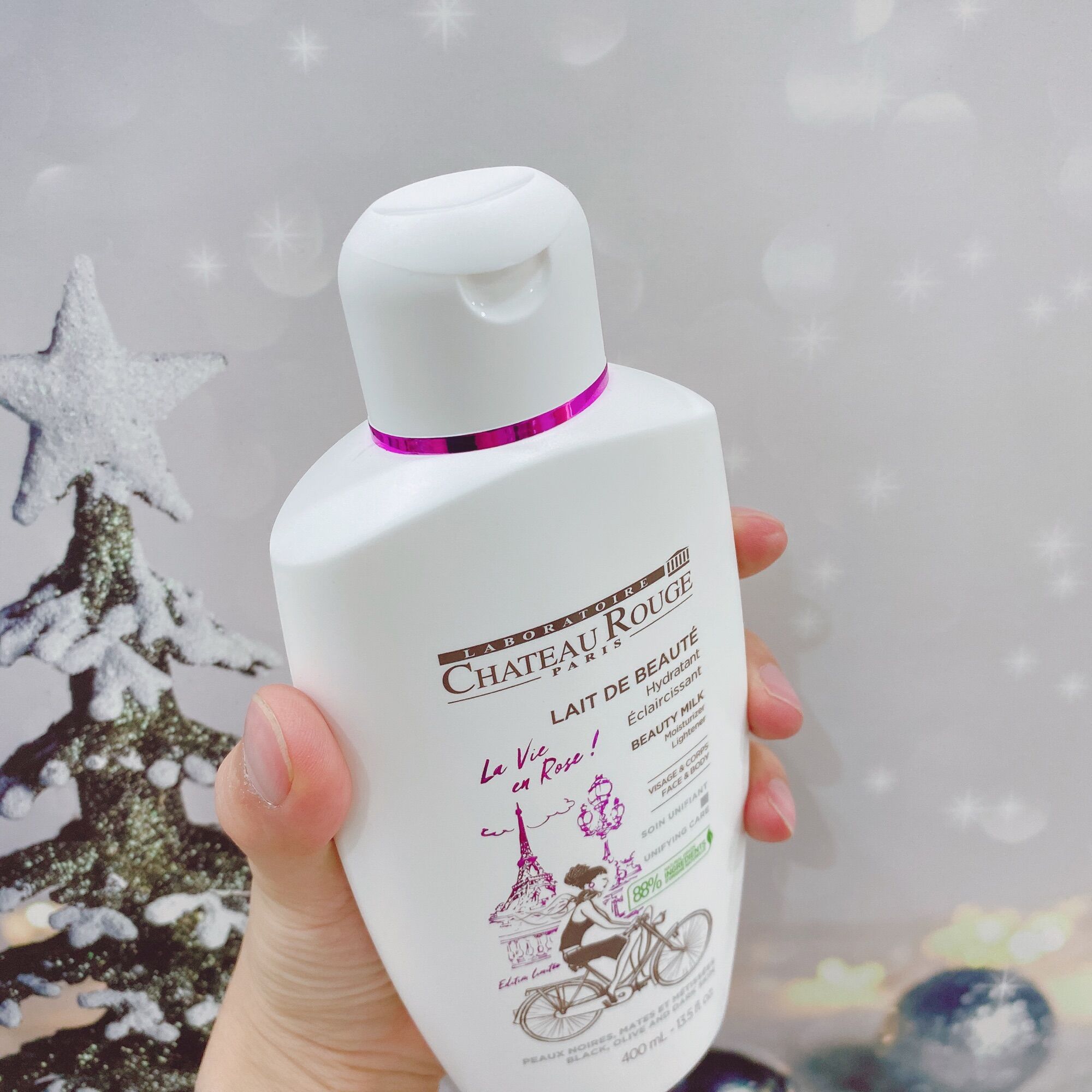 Sữa dưỡng thể trắng da Chateau Rouge 400ml