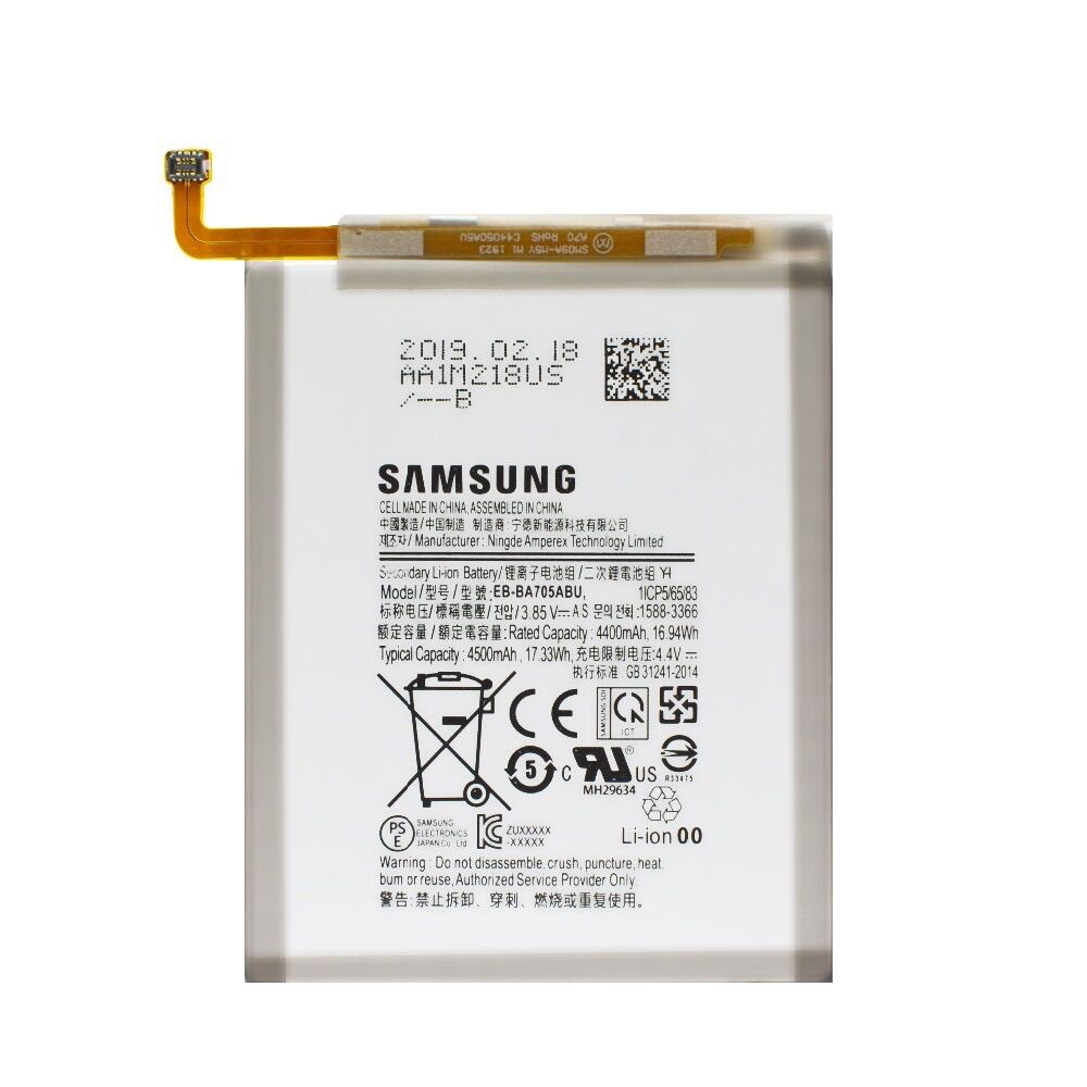 PIN SAMSUNG A70 / A705 (BA705ABU/4400mAh) ( LOẠI 1 BẢO HÀNH 6 THÁNG )