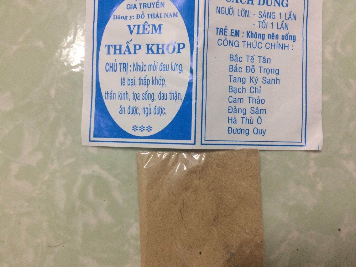 Viem thấp khớp đỗ thái nam 50 gói dạng bột