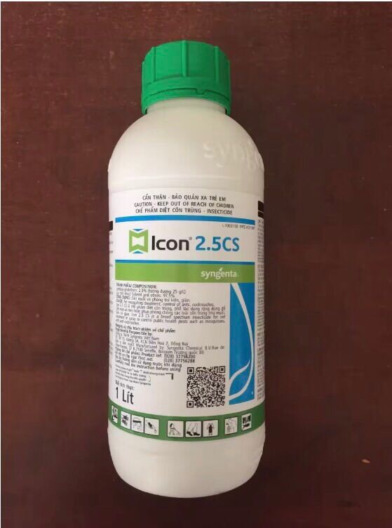 Thuốc diệt muỗi Icon 2.5cs chai 1 Lít SYNGETA- Bỉ trừ muỗi diệt côn trùng cực mạnh xịt thuốc muỗi y tế không mùi