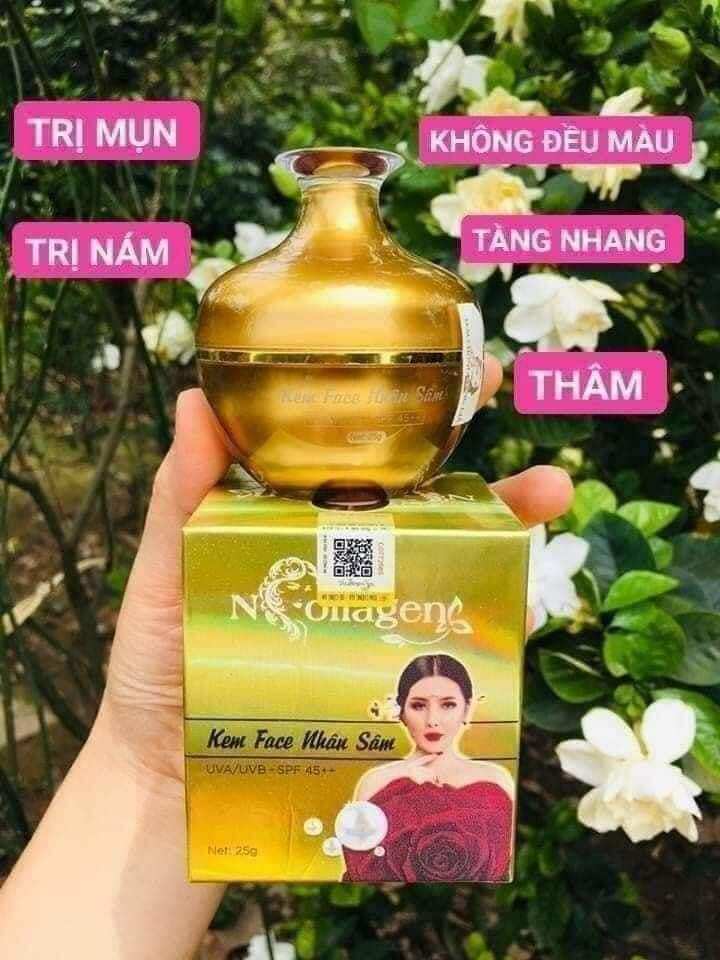Kem sâm ncolagen chính hãng dưỡng trắng da