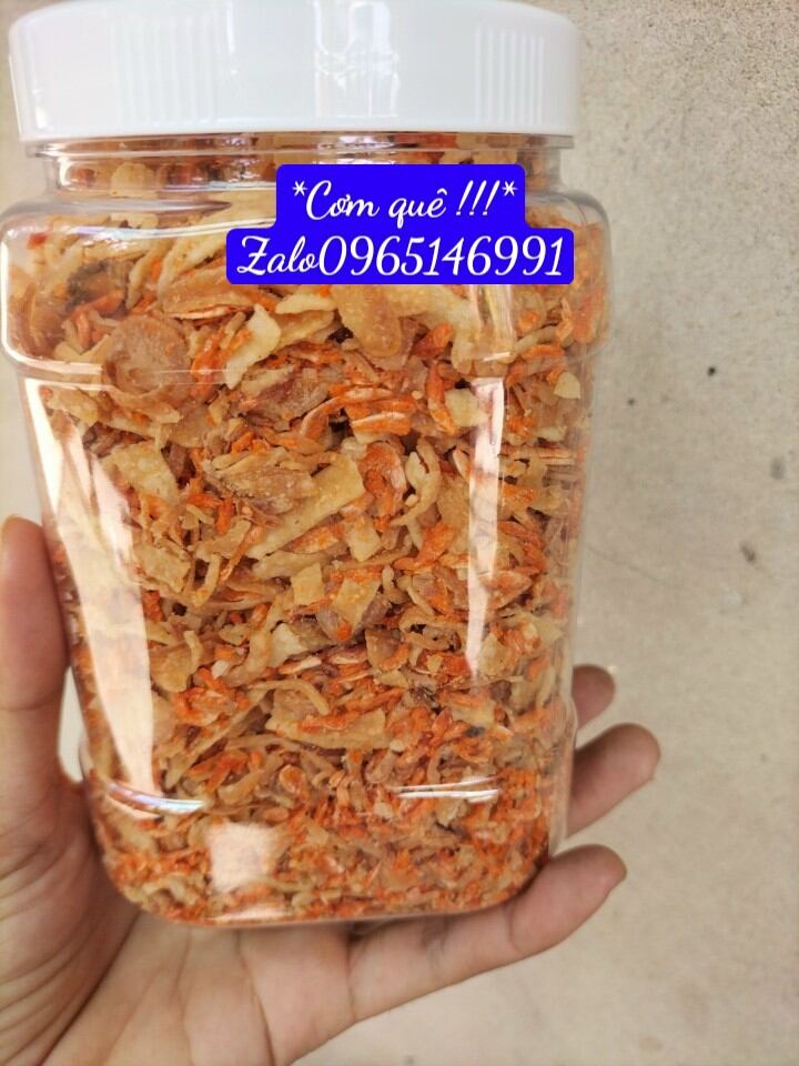 500g muối ruốc hành phi 58k