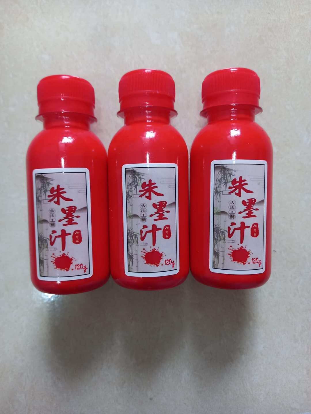 Mực đỏ chu sa 120g màu đỏ tươi