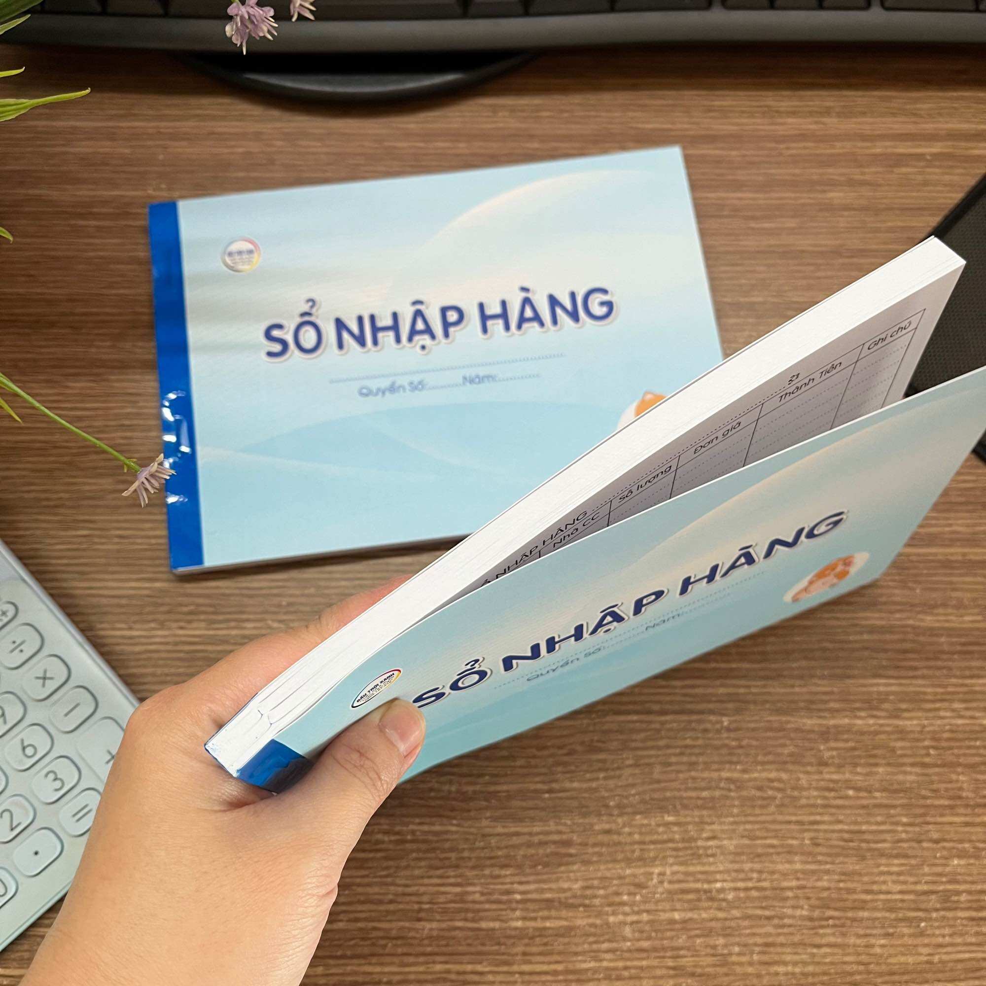Sổ nhập hàng khổ A5/ 70 tờ giấy dày