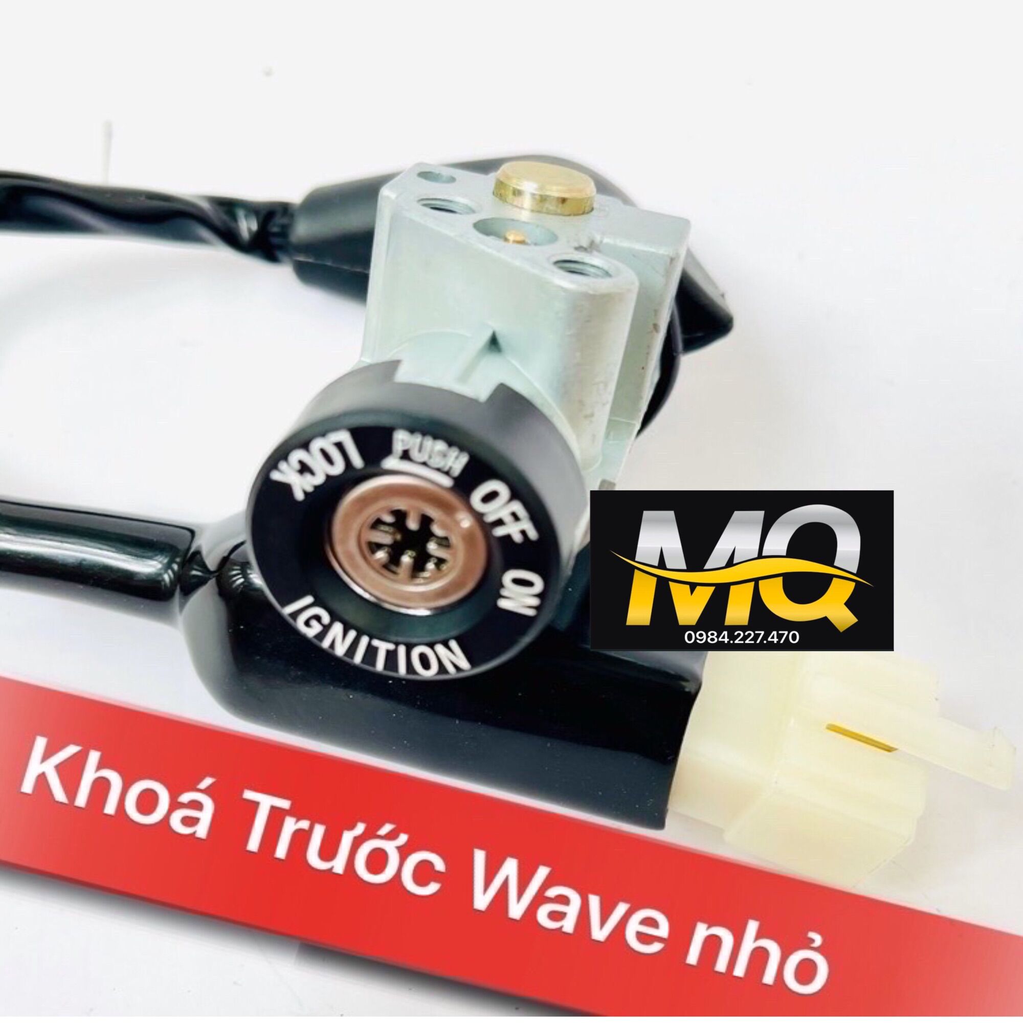 BỘ Ổ KHOÁ XE WAVE NHỎ 2006 TRỞ VỀ TRƯỚC (8 CẠNH ĐIỆN VÀ YÊN)( Xem Ảnh + Video)