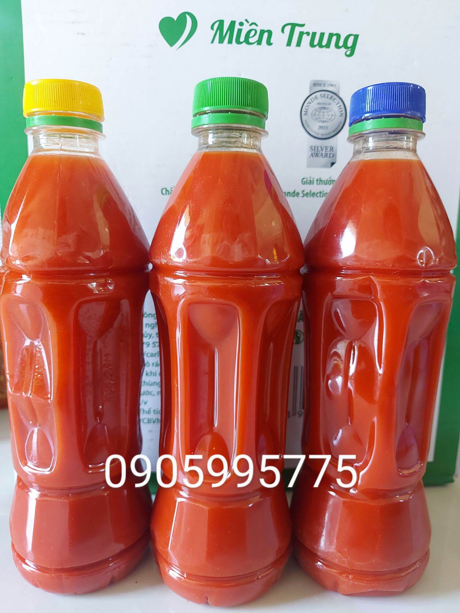 combo 2 chai Nửa lít Nước ớt Huế
