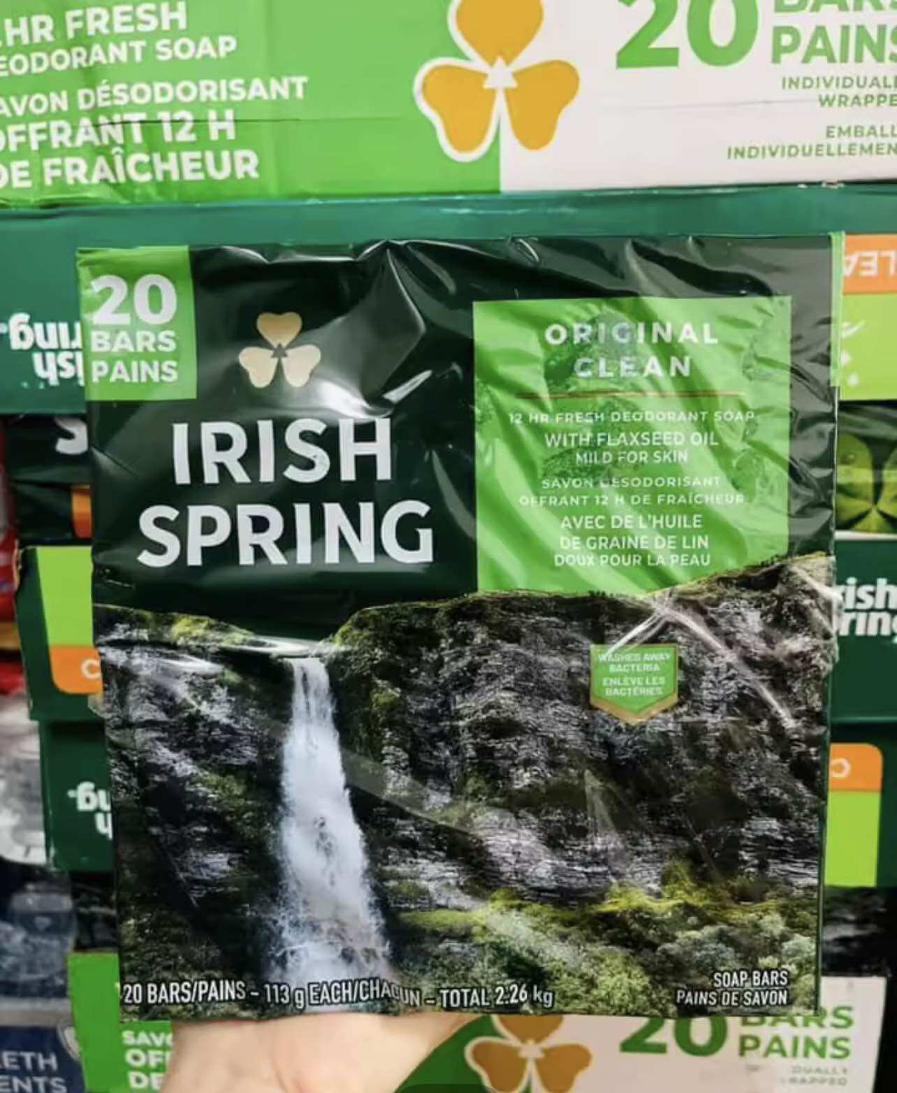[HCM] XÀ BÔNG IRISH SPRING CỦA MỸ 113g