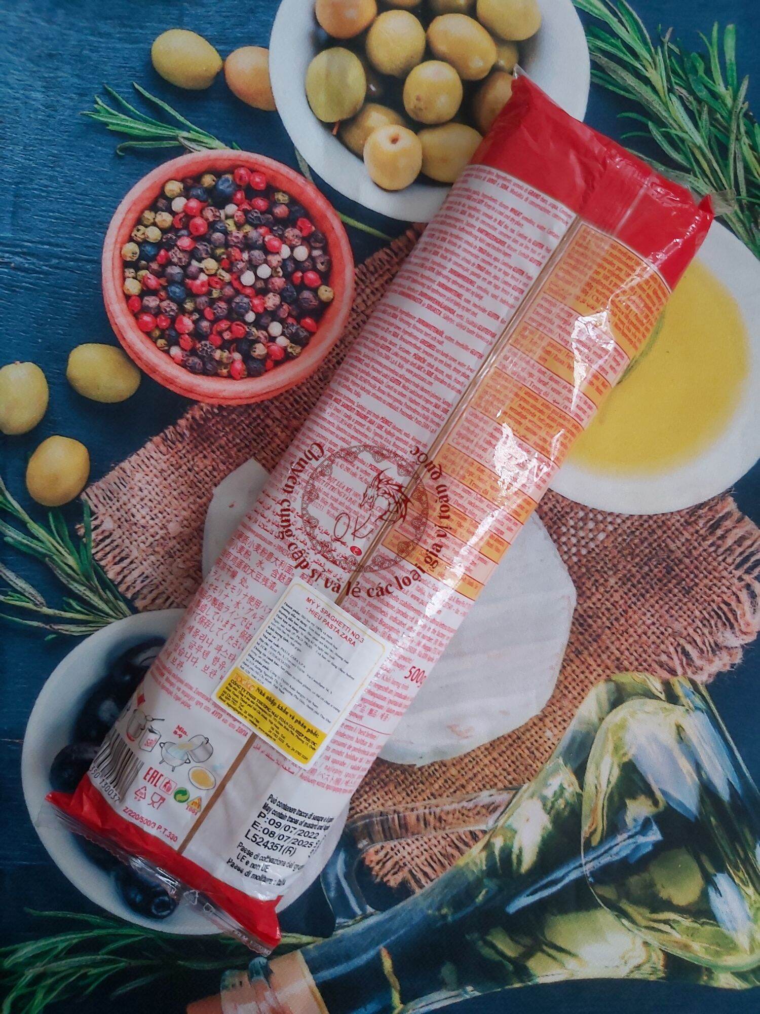 Mì ý spaghetti Pasta Zara 500gr