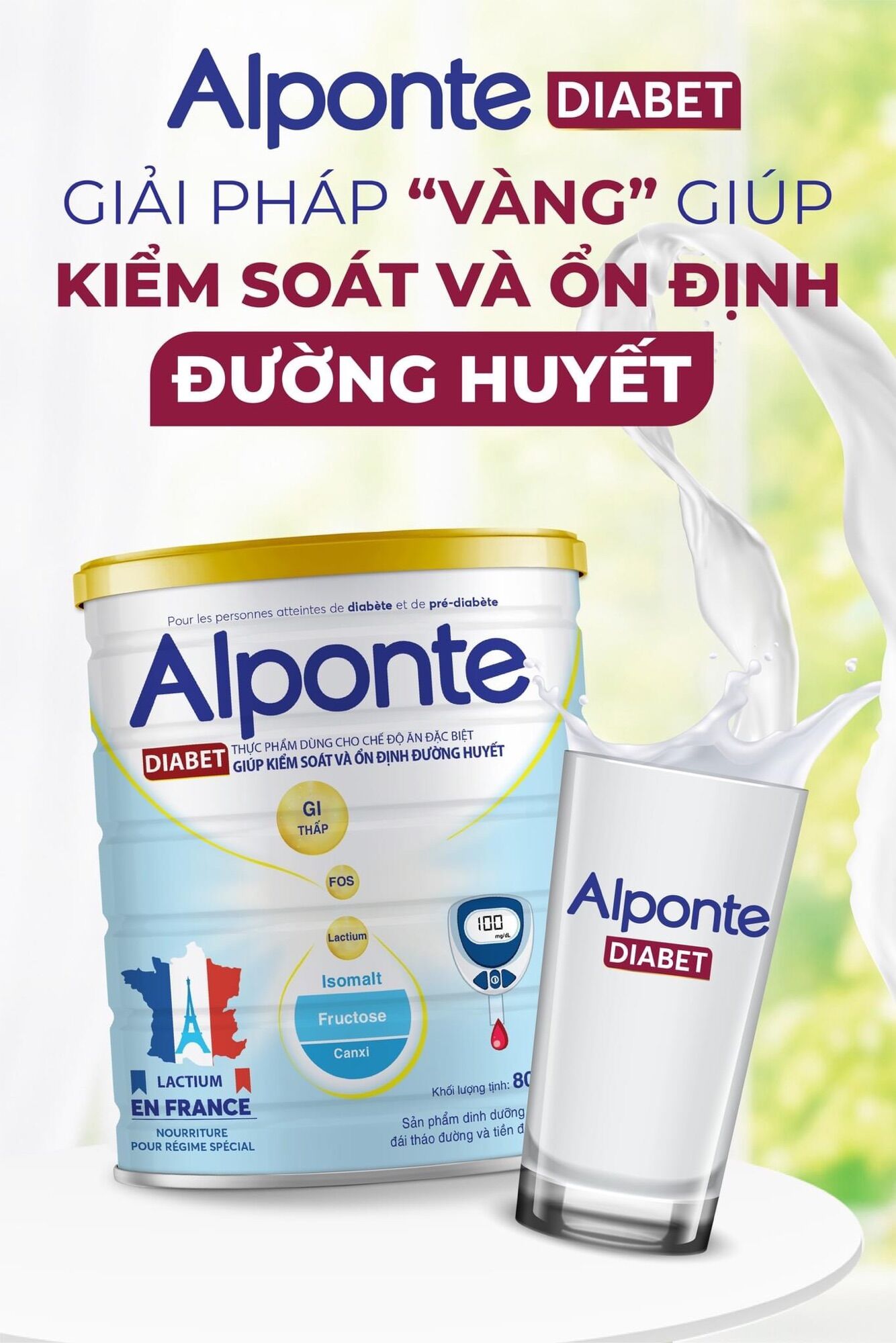(Date mới) Sữa Alponte Canxi 800g