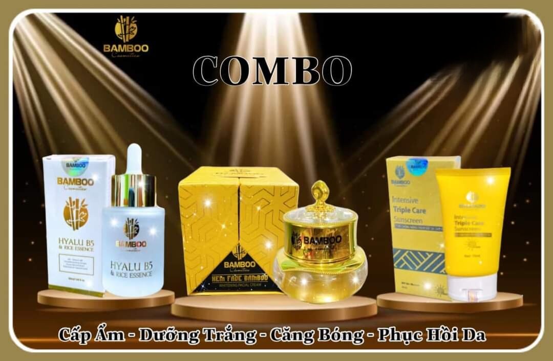 💥mới💥combo kem face , serum b5 + kem chống nắng bamboo