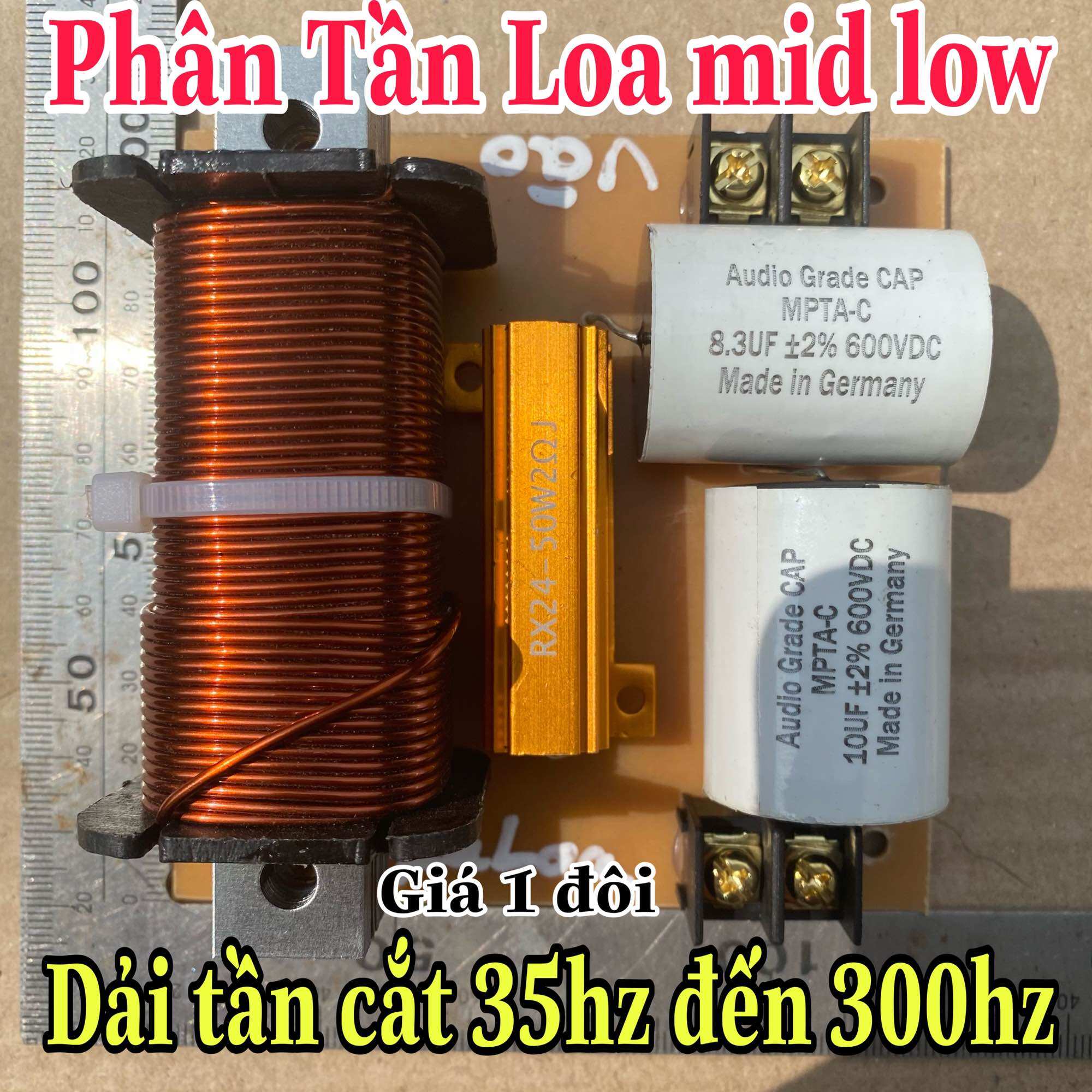 Phân tần loa mid low bass 40 đến 50
