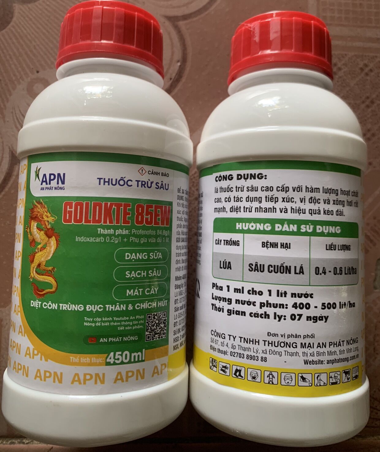 1 chai rồng lửa 450ml của An phát nông