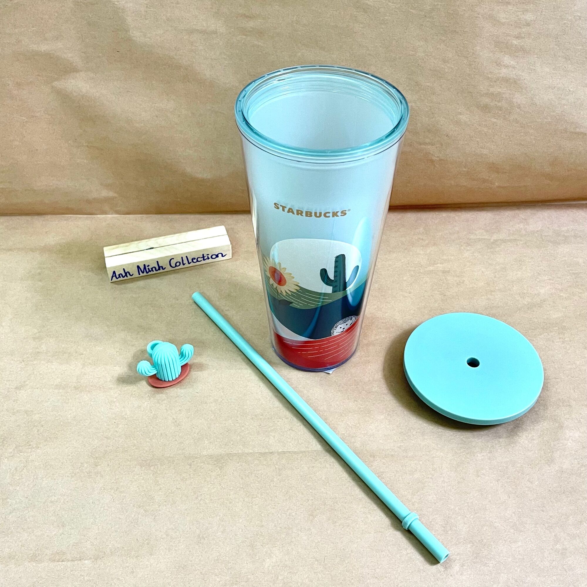 LY STARBUCKS - COLD CUP HEDGEHOG WITH CHARM 20oz