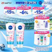 Bộ 2 Sữa Rửa Mặt Ngọc Trai NIVEA Pearl Bright Giúp Sáng Da (100 g) - 81295x2