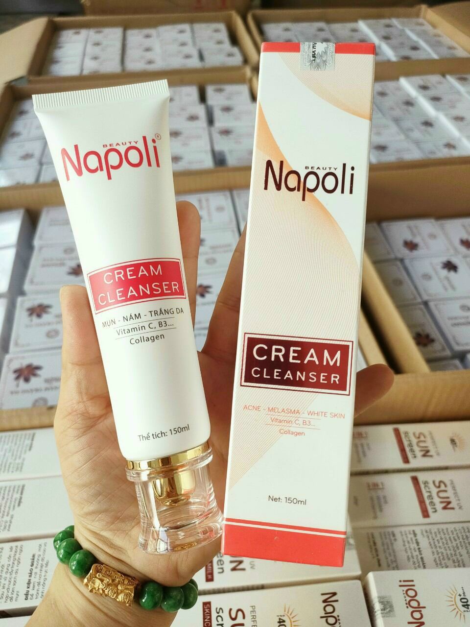 [Chính hãng] Sữa Rửa Mặt Napoli Cream Cleaner Hải Âu Việt