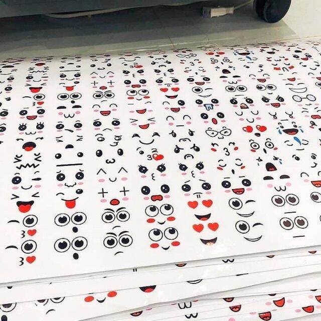 100 hình dán biểu cảm khuôn mặt siêu cute