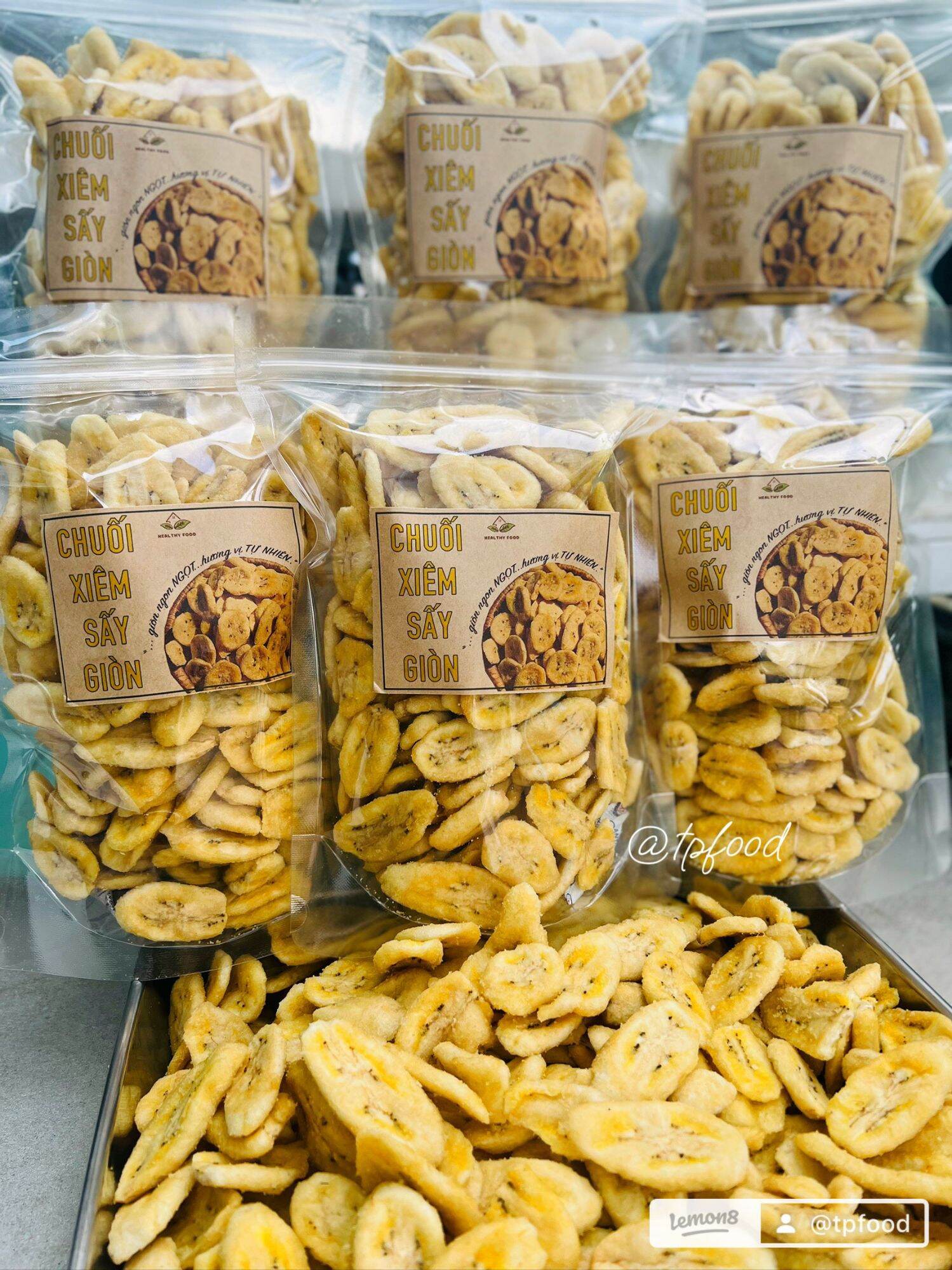 Chuối xiêm sấy giòn 500g