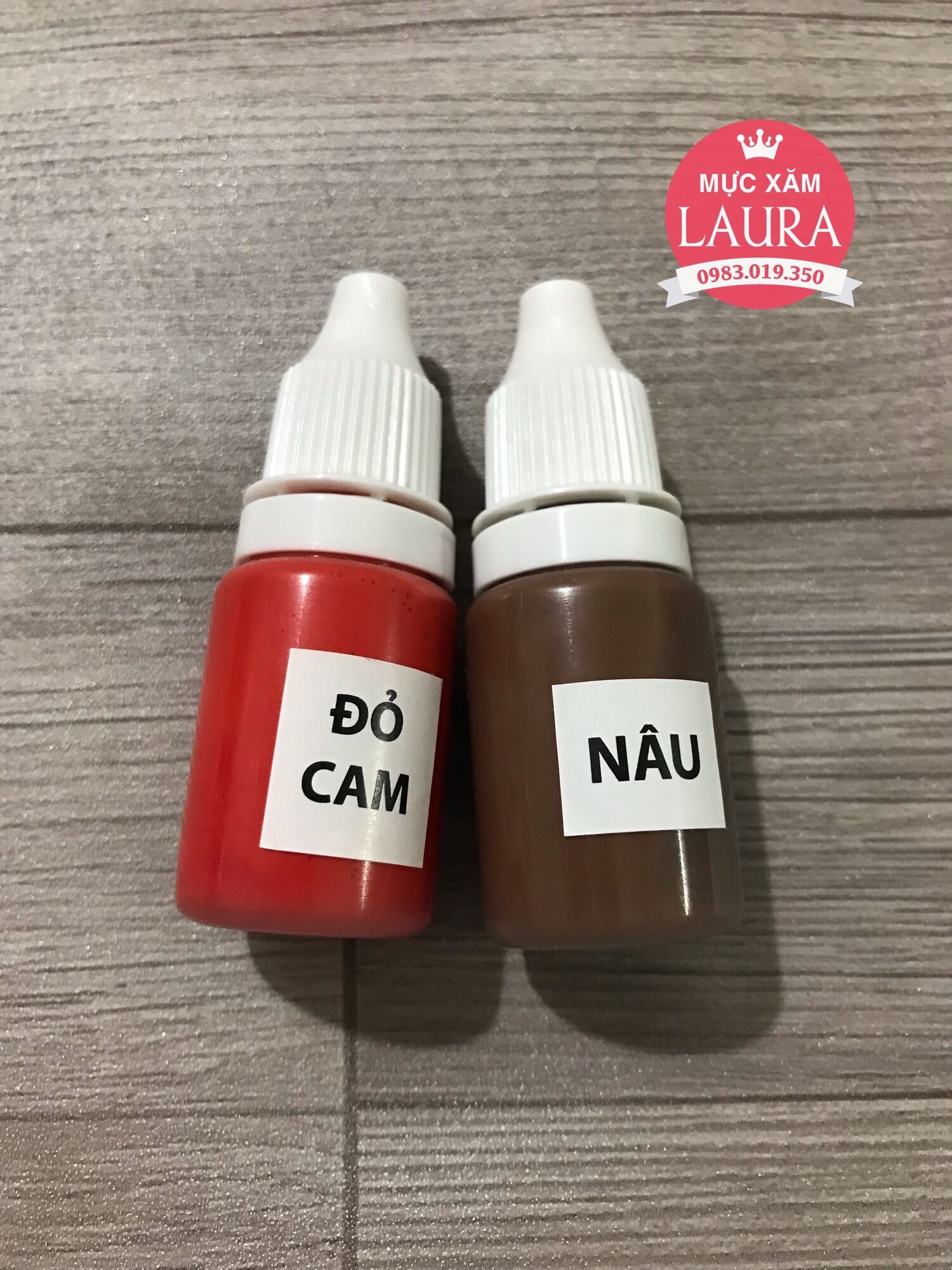 Mực tập phun xăm trên da giả 10ml, mực học