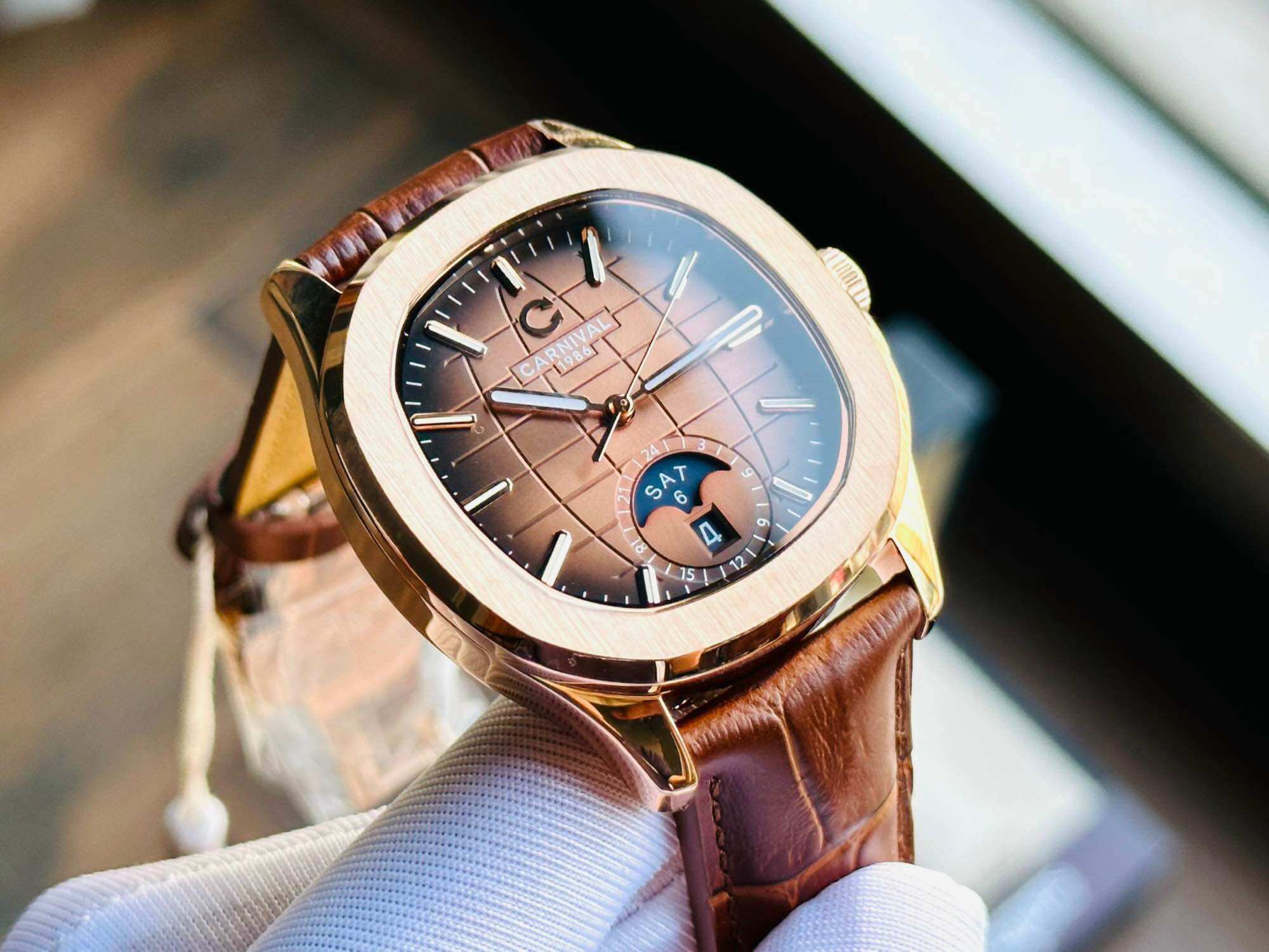 Đồng Hồ Nam Carnival Automatic Size 40mm Chống Nước 50m