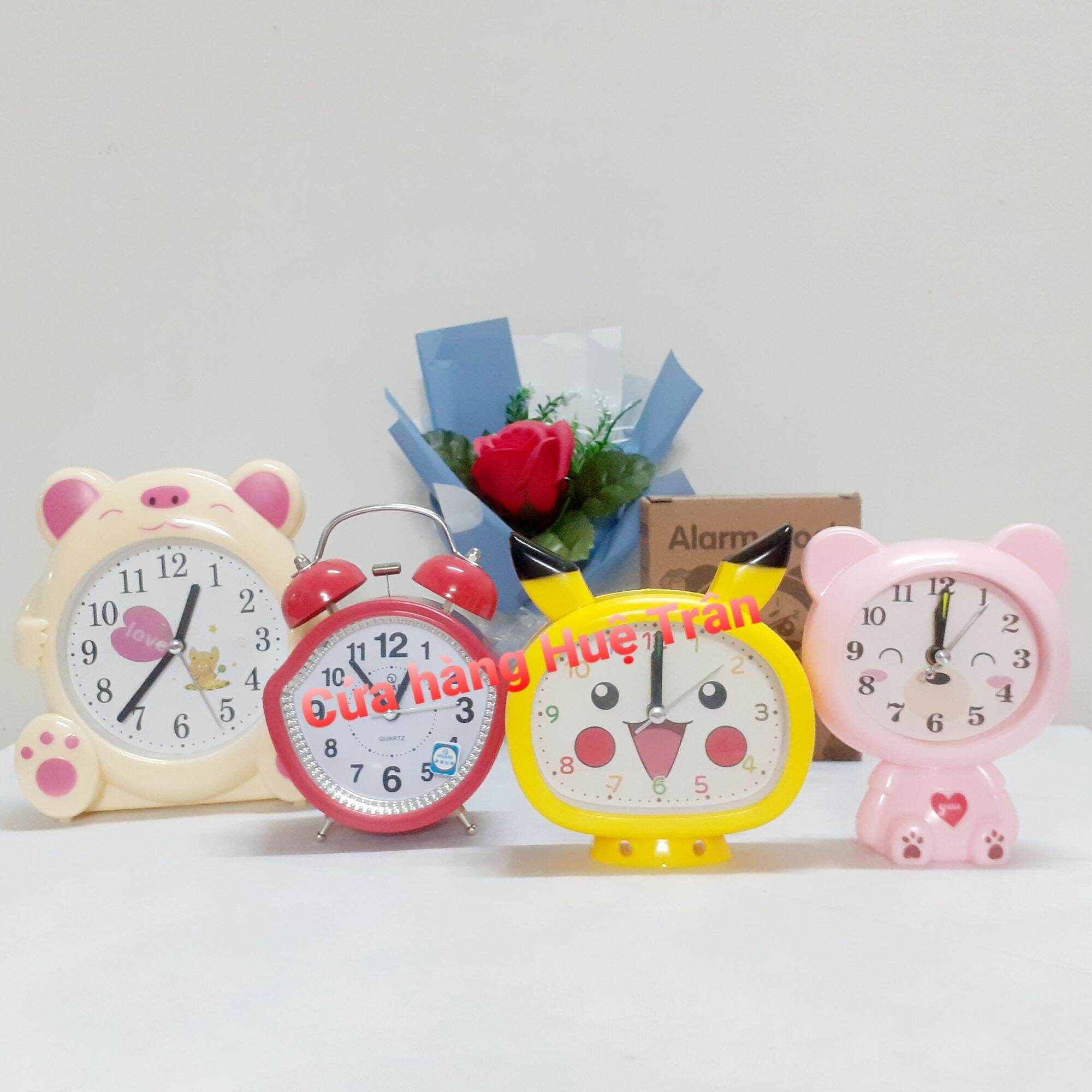 Đồng hồ báo thức, Đồng hồ hình thú, Đồng hồ dễ thương, Đồng hồ dây cót, Đồng hồ để bàn cute, Đồng hồ reo, Đồng hồ mini